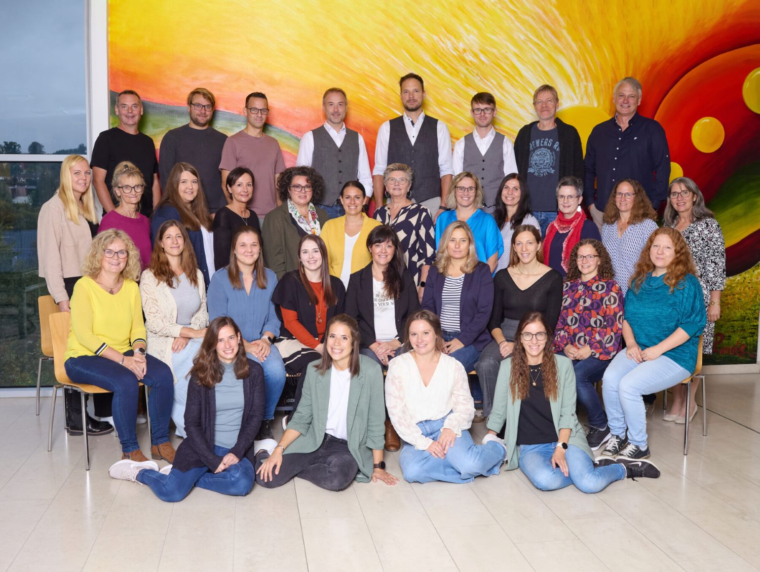 Gruppenfoto des Lehrpersonals