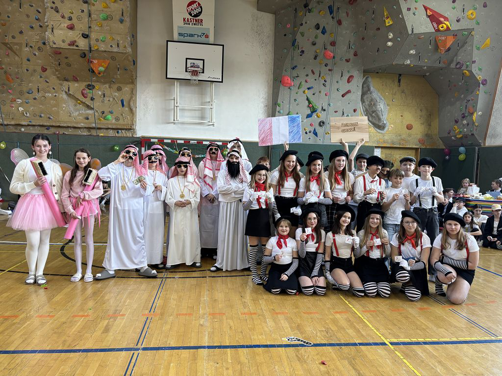 Faschingstreiben am Faschingdienstag